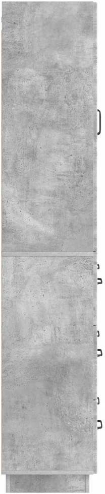 Spintelė 2 vnt. 66 x 34,5 x 87 cm Apdirbta mediena Betono pilka