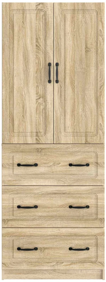 Spintelė 2 vnt. 66 x 34,5 x 87 cm Apdirbta mediena