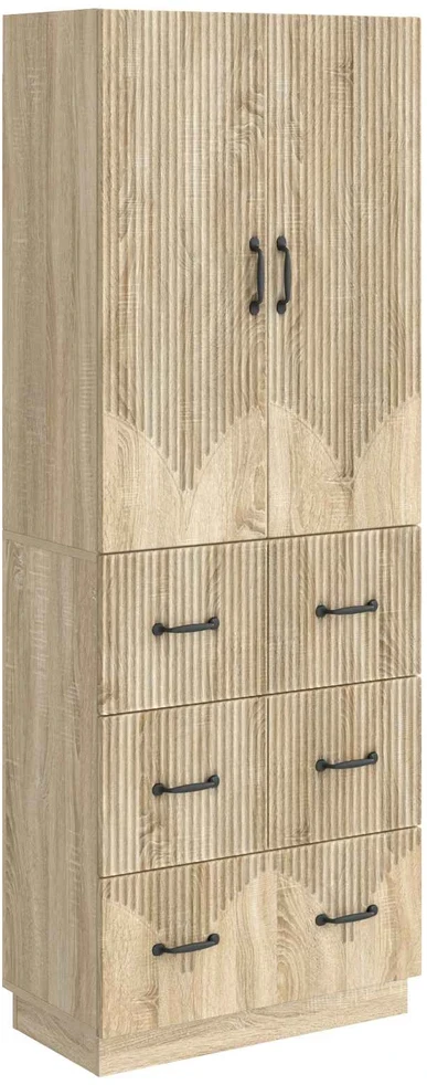 Spintelė 2 vnt. 66 x 34,5 x 87 cm Apdirbta mediena