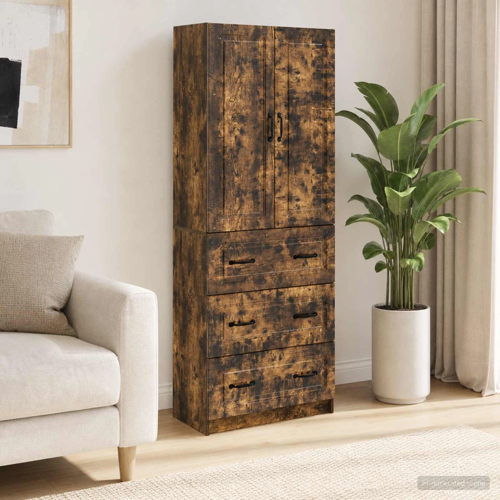 Spintelė 2 vnt. 66 x 34,5 x 87 cm Apdirbta mediena