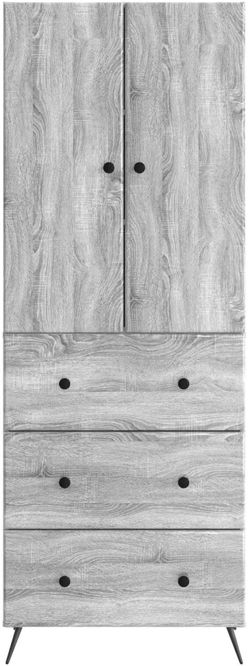 Spintelė 2 vnt. 66 x 34,5 x 90 cm Apdirbta mediena Pilka Sonoma