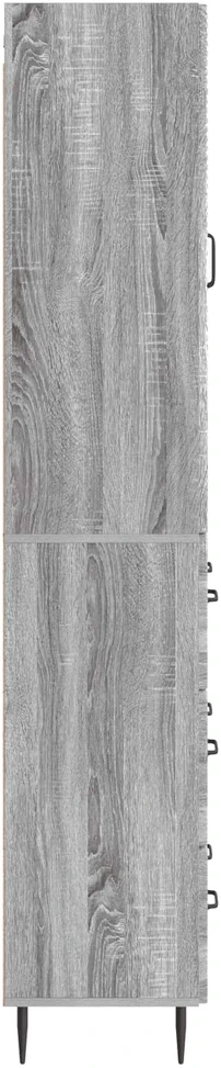 Spintelė 2 vnt. 66 x 34,5 x 90 cm Apdirbta mediena Pilka Sonoma
