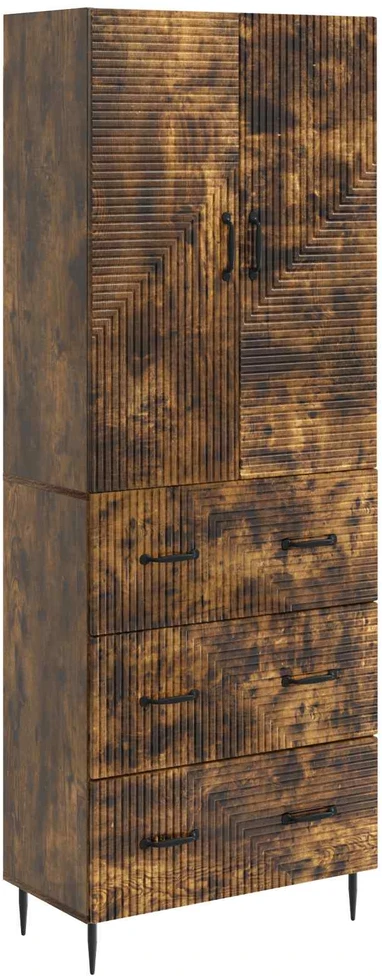 Spintelė 2 vnt. 66 x 34,5 x 90 cm Apdirbta mediena
