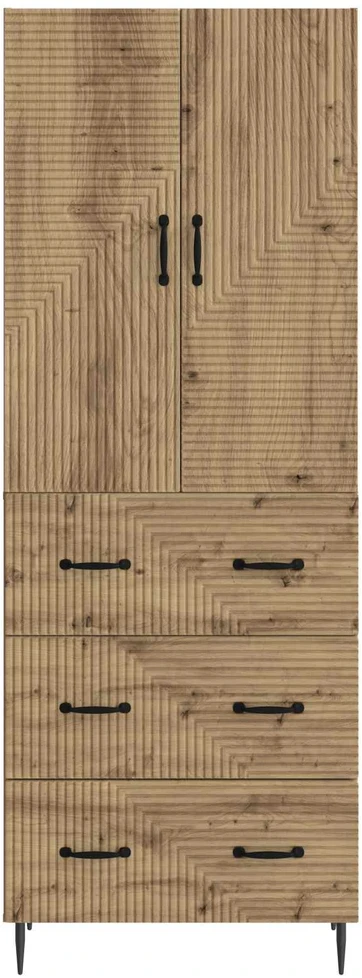 Spintelė 2 vnt. 66 x 34,5 x 90 cm Apdirbta mediena