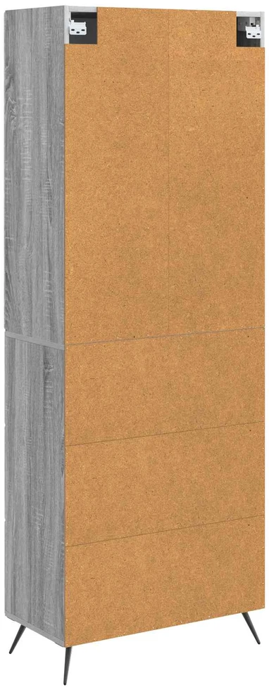 Spintelė 2 vnt. 66 x 34,5 x 90 cm Apdirbta mediena Pilka Sonoma
