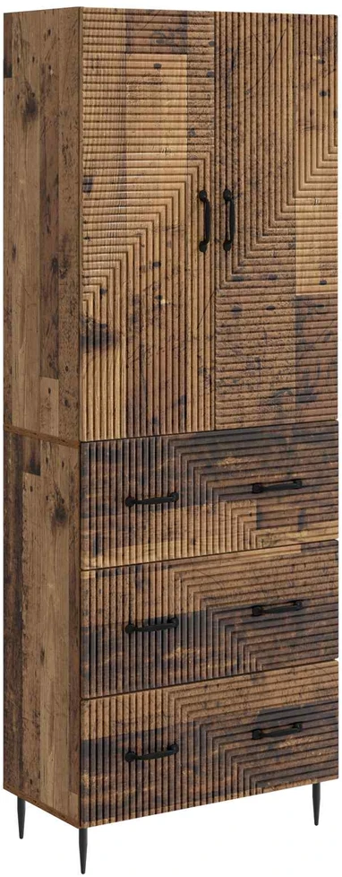 Spintelė 2 vnt. 66 x 34,5 x 90 cm Apdirbta mediena