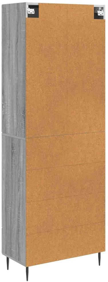 Spintelė 2 vnt. 66 x 34,5 x 90 cm Apdirbta mediena Pilka Sonoma