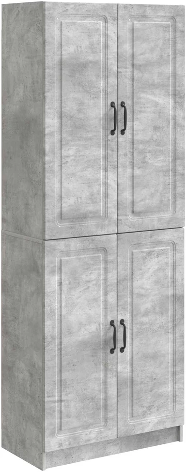 Spintelė 2 vnt. Betono pilka 66 x 34,5 x 87 cm Apdirbta mediena