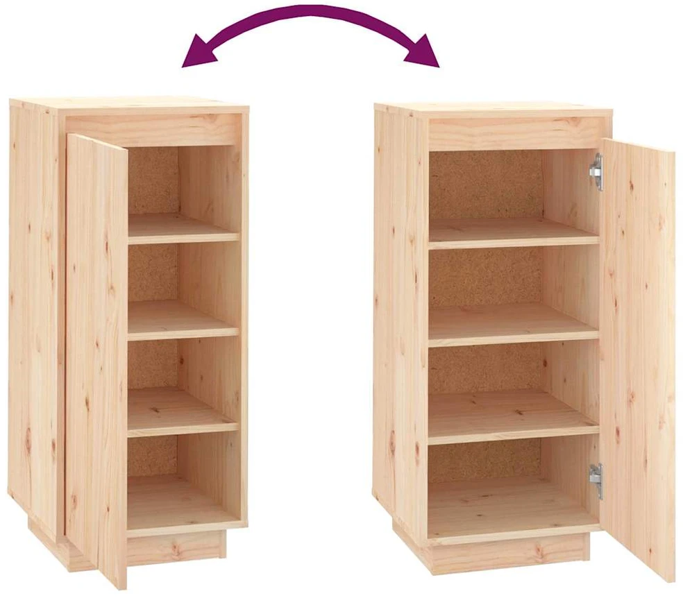 Spintelė batams, 35x35x80cm, pušies medienos masyvas