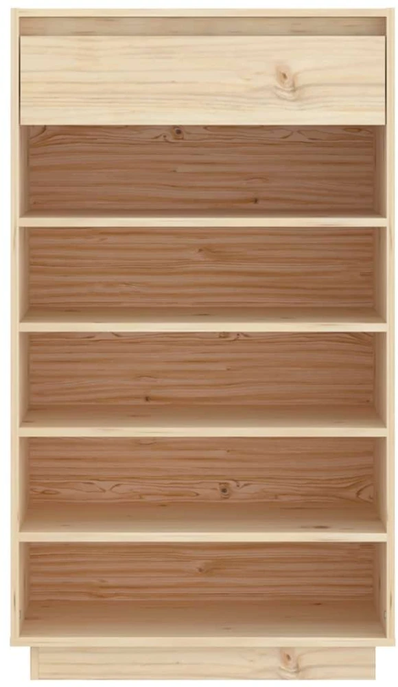 Spintelė batams, 60x34x105cm, pušies medienos masyvas
