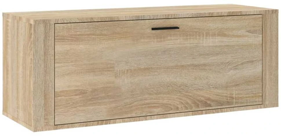 Spintelė batams, ąžuolo spalvos, 100x35x38cm, apdirbta mediena