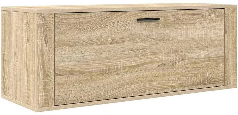 Spintelė batams, ąžuolo spalvos, 100x35x38cm, apdirbta mediena