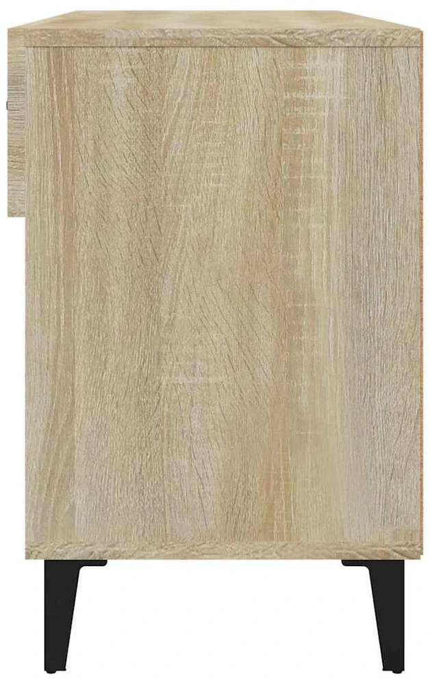 Spintelė batams, ąžuolo spalvos, 102x35x55cm, apdirbta mediena