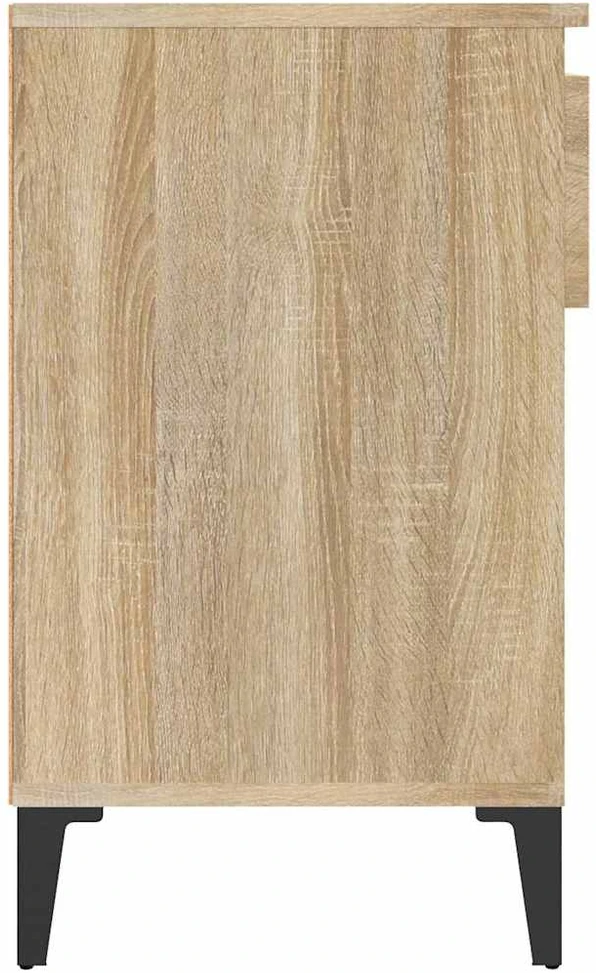 Spintelė batams, ąžuolo spalvos, 102x36x60cm, apdirbta mediena