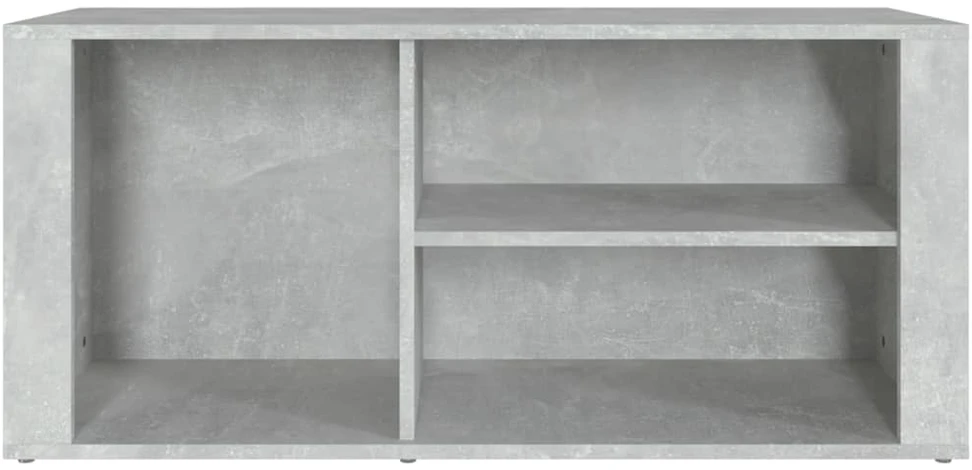 Spintelė batams, betono pilka, 100x35x45cm, apdirbta mediena