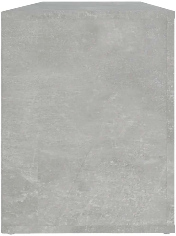 Spintelė batams, betono pilka, 100x35x45cm, apdirbta mediena