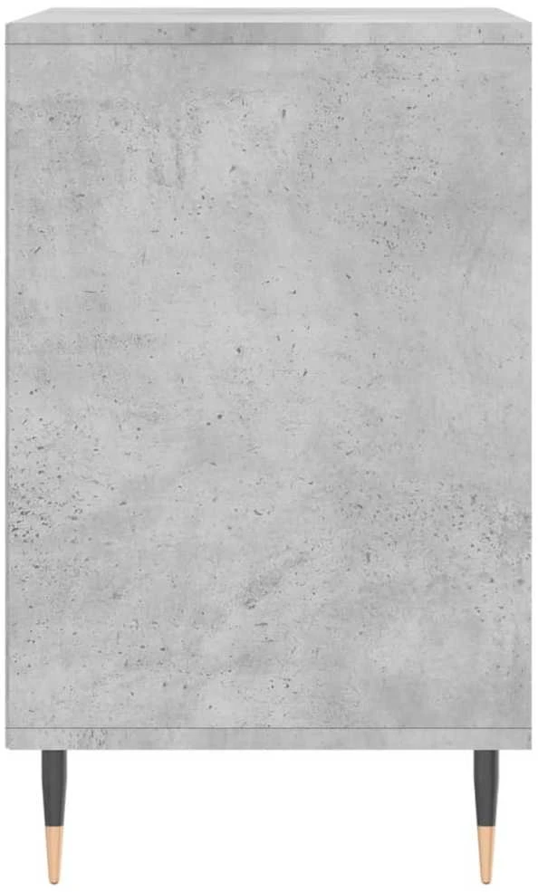Spintelė batams, betono pilka, 102x36x60cm, apdirbta mediena