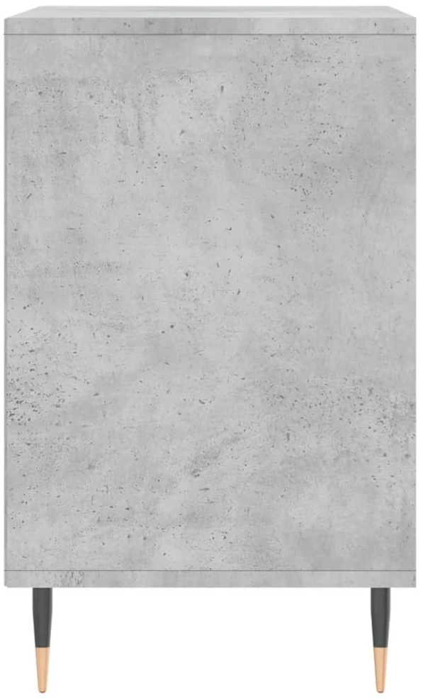 Spintelė batams, betono pilka, 102x36x60cm, apdirbta mediena