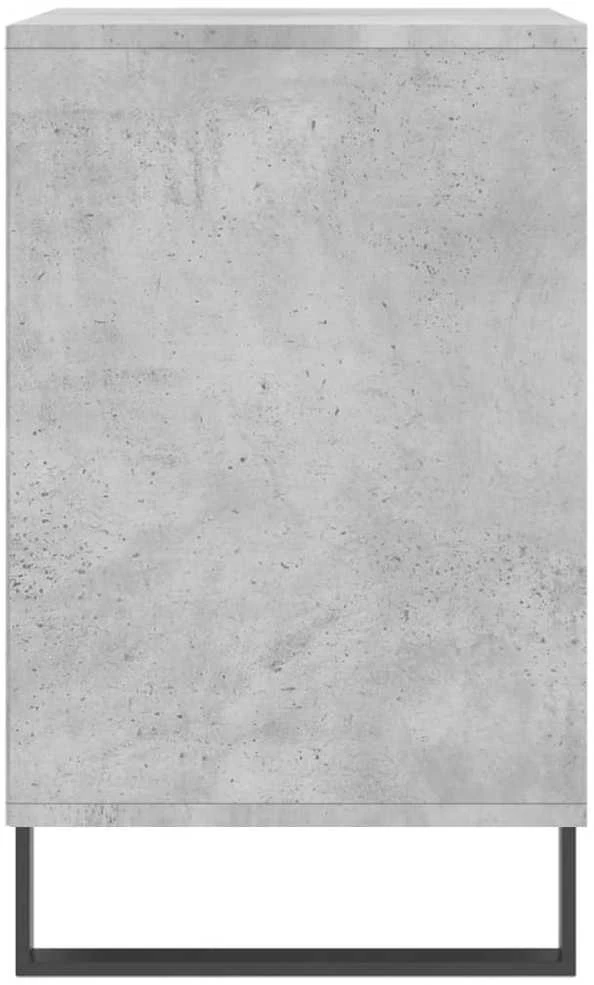 Spintelė batams, betono pilka, 102x36x60cm, apdirbta mediena