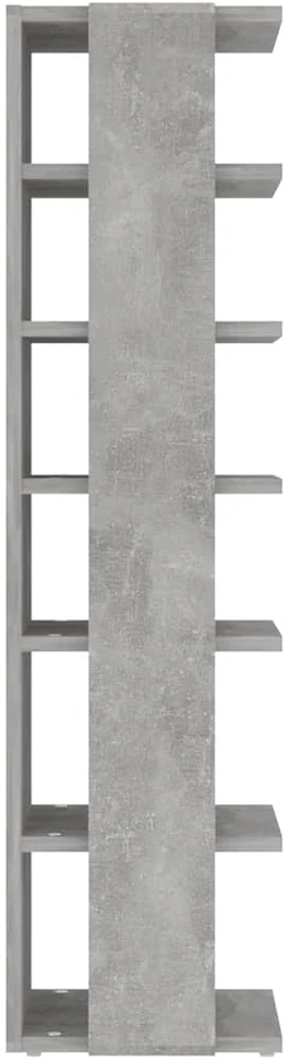 Spintelė batams, betono pilka, 27,5x27x102cm, apdirbta mediena