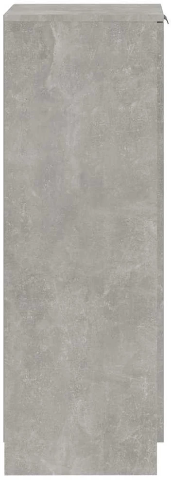 Spintelė batams, betono pilka, 30x35x100cm, apdirbta mediena