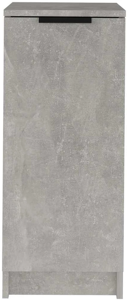 Spintelė batams, betono pilka, 30x35x70cm, apdirbta mediena