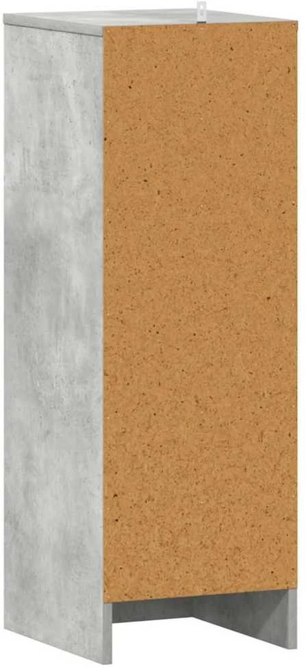 Spintelė batams, betono pilka, 32x35x92cm, apdirbta mediena