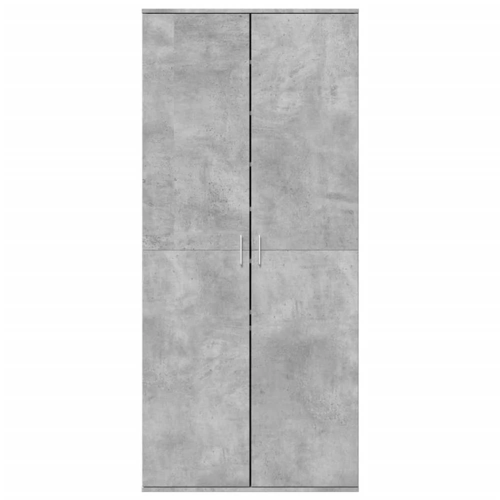 Spintelė batams, betono pilka, 80x39x178cm, MDP