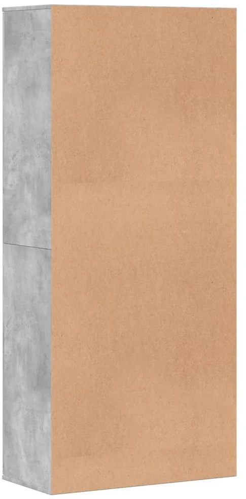 Spintelė batams, betono pilka, 80x39x178cm, MDP