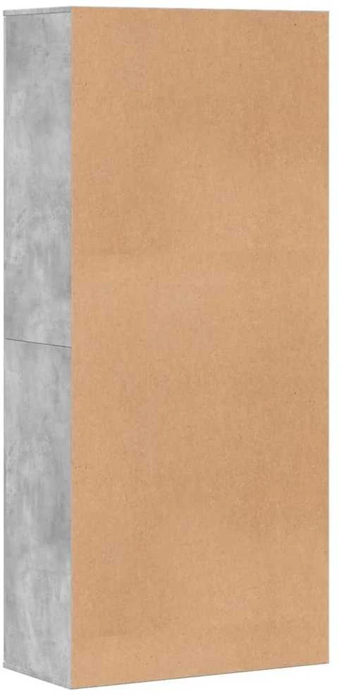 Spintelė batams, betono pilka, 80x39x178cm, MDP