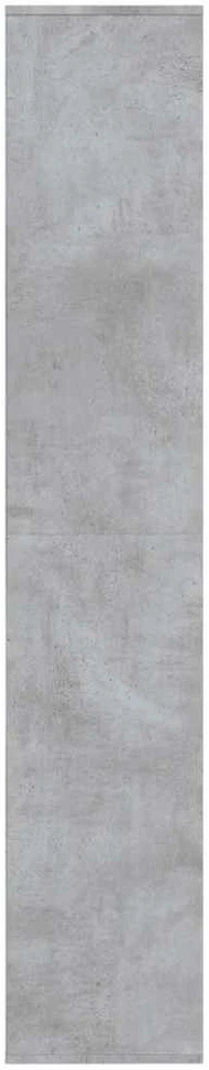 Spintelė batams, betono pilkos spalvos, 54x34x183 cm, MDP