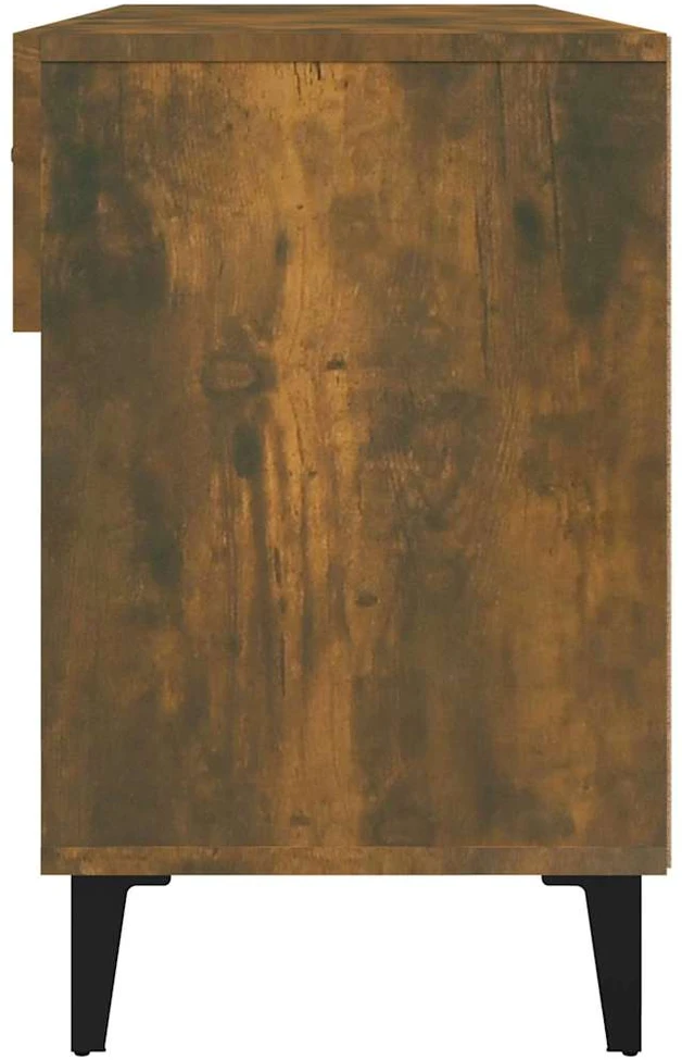 Spintelė batams, dūminio ąžuolo, 102x35x55cm, apdirbta mediena