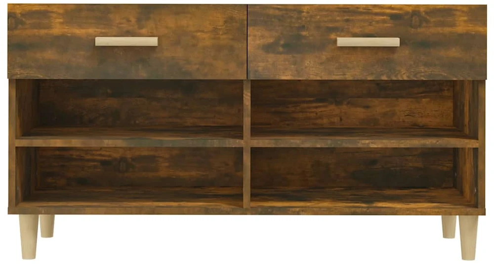 Spintelė batams, dūminio ąžuolo, 102x35x55cm, apdirbta mediena