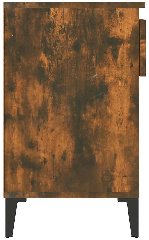 Spintelė batams, dūminio ąžuolo, 102x36x60cm, apdirbta mediena