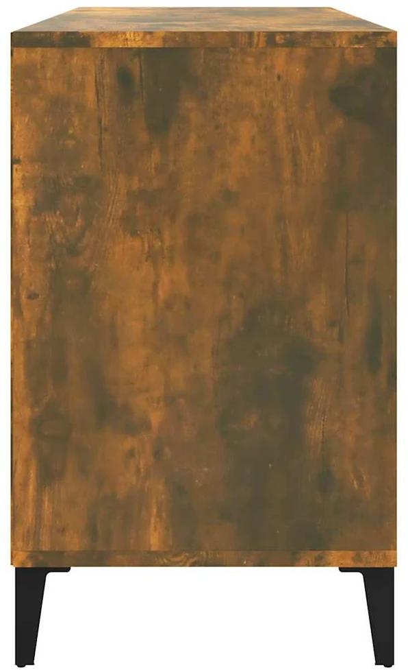 Spintelė batams, dūminio ąžuolo, 102x36x60cm, apdirbta mediena