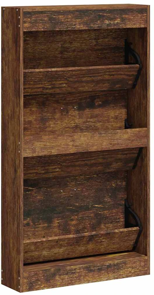 Spintelė batams, dūminio ąžuolo, 59x17x108cm, apdirbta mediena