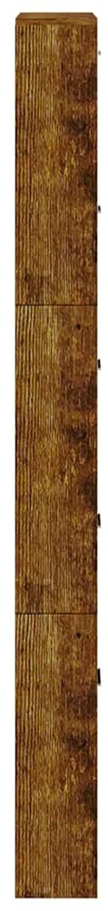 Spintelė batams, dūminio ąžuolo, 59x17x169cm, apdirbta mediena