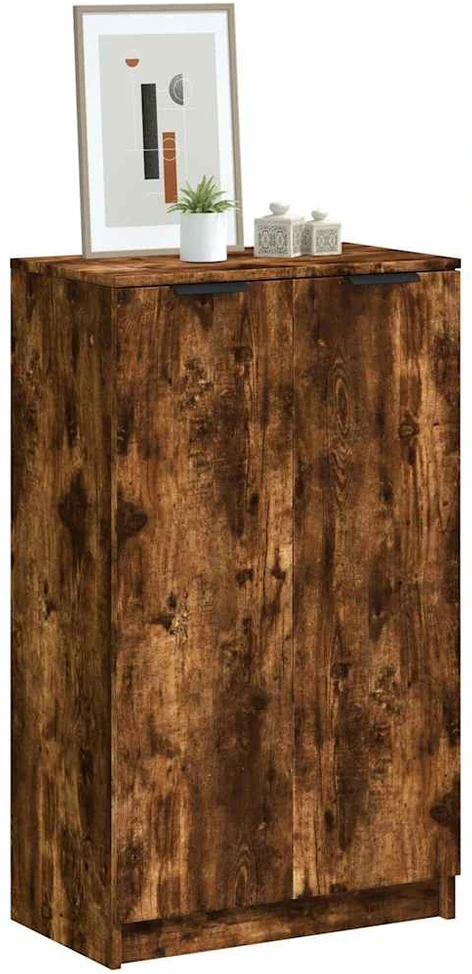 Spintelė batams, dūminio ąžuolo, 59x35x100cm, apdirbta mediena