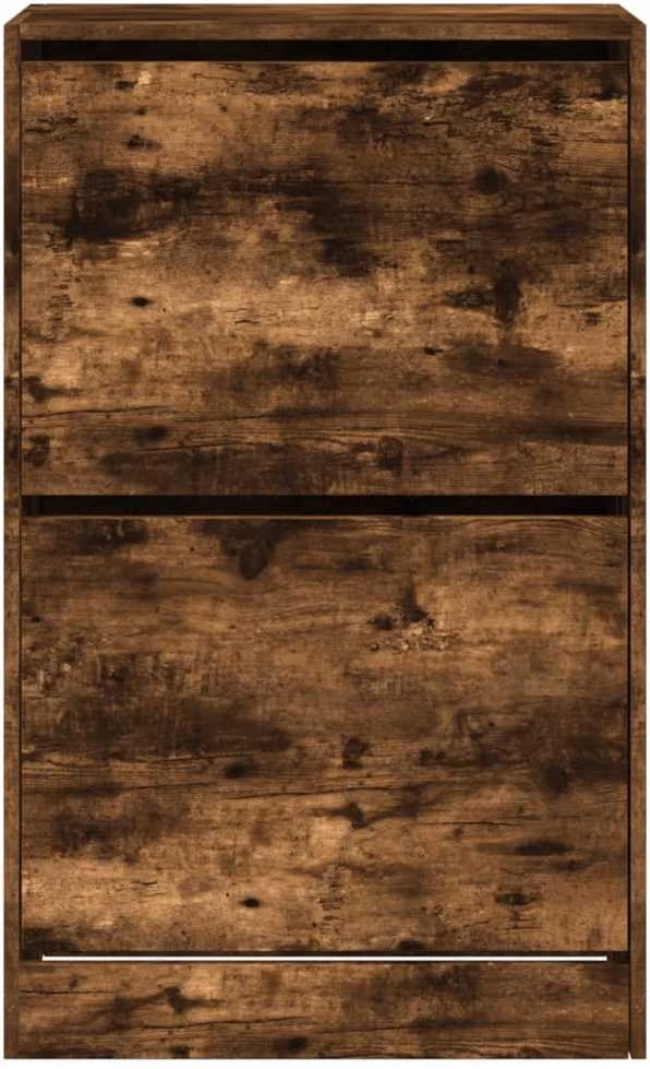 Spintelė batams, dūminio ąžuolo, 60x34x96,5cm, apdirbta mediena