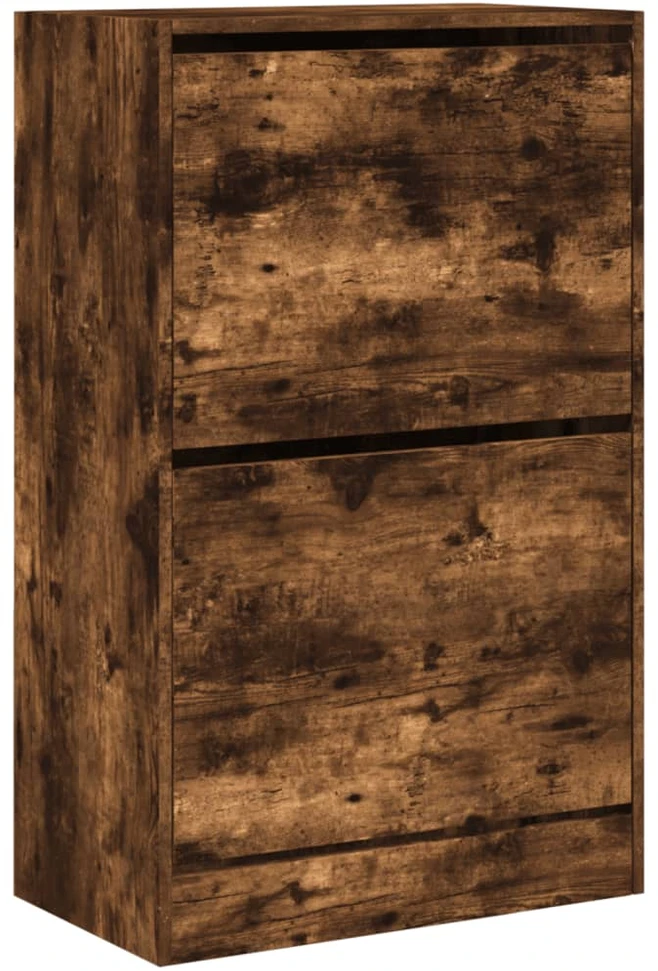 Spintelė batams, dūminio ąžuolo, 60x34x96,5cm, apdirbta mediena