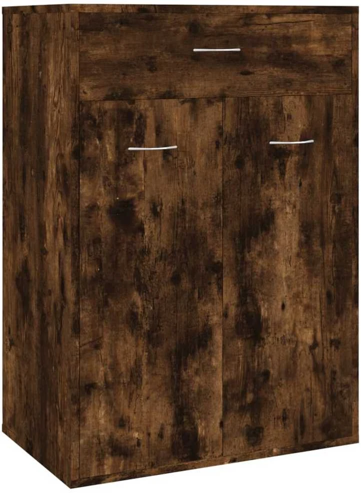 Spintelė batams, dūminio ąžuolo, 60x35x84cm, apdirbta mediena