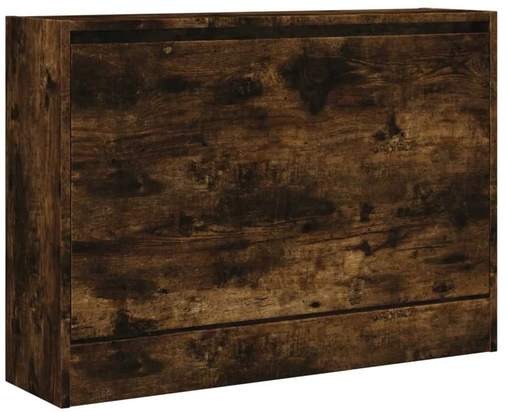 Spintelė batams, dūminio ąžuolo, 80x21x57cm, apdirbta mediena