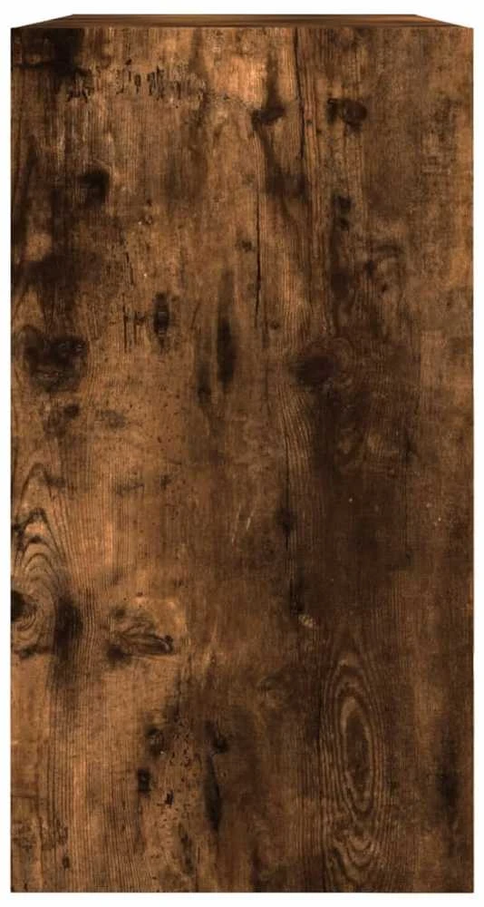 Spintelė batams, dūminio ąžuolo, 80x34x63cm, apdirbta mediena