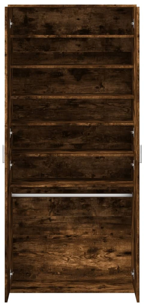 Spintelė batams, dūminio ąžuolo, 80x39x178cm, apdirbta mediena