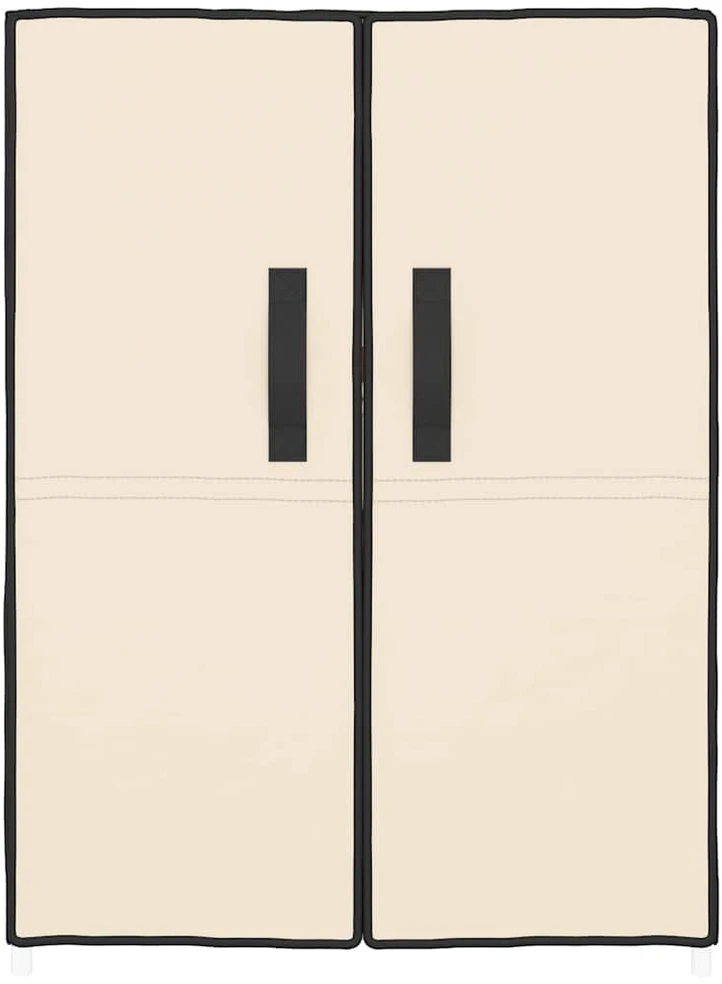 Spintelė batams, kreminės spalvos, 60x28x90cm, audinys