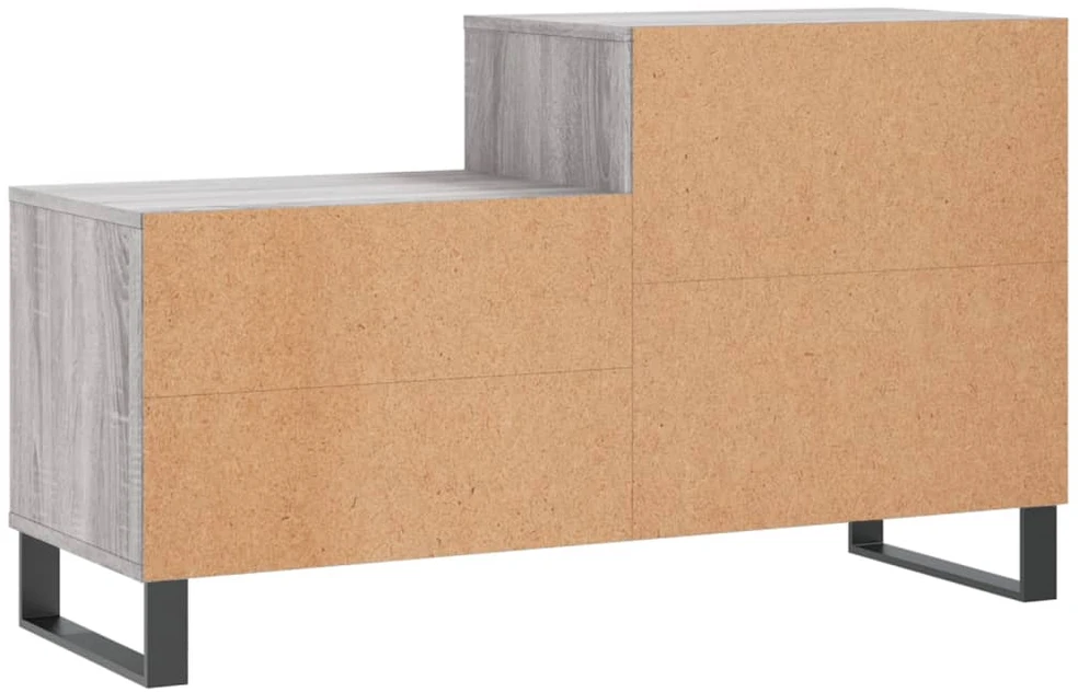 Spintelė batams, pilka ąžuolo, 102x36x60cm, apdirbta mediena