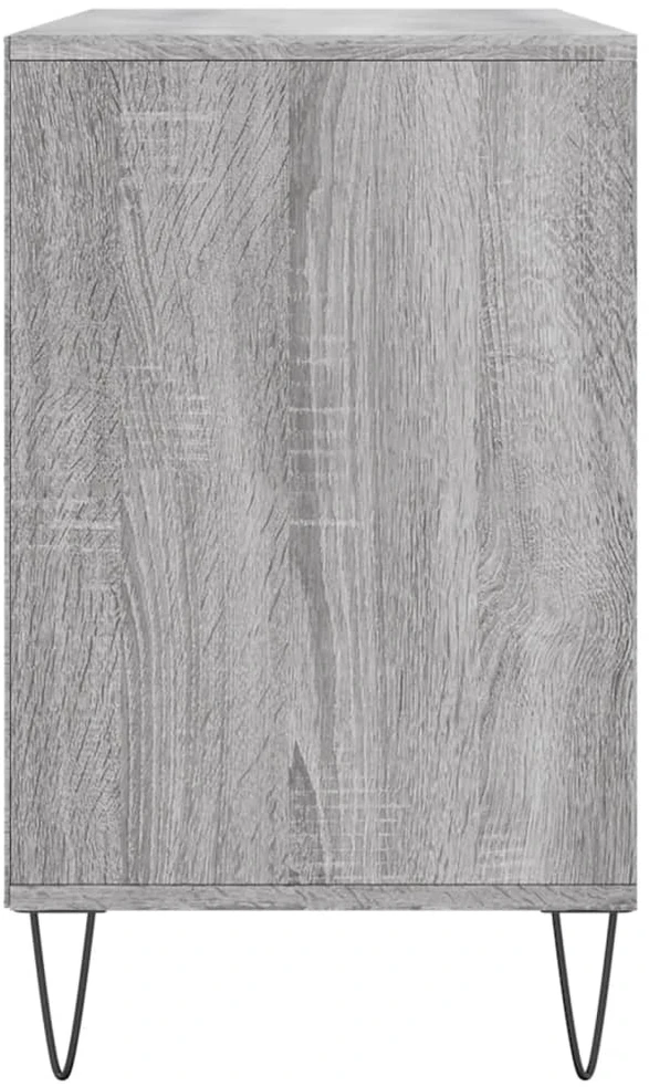 Spintelė batams, pilka ąžuolo, 102x36x60cm, apdirbta mediena