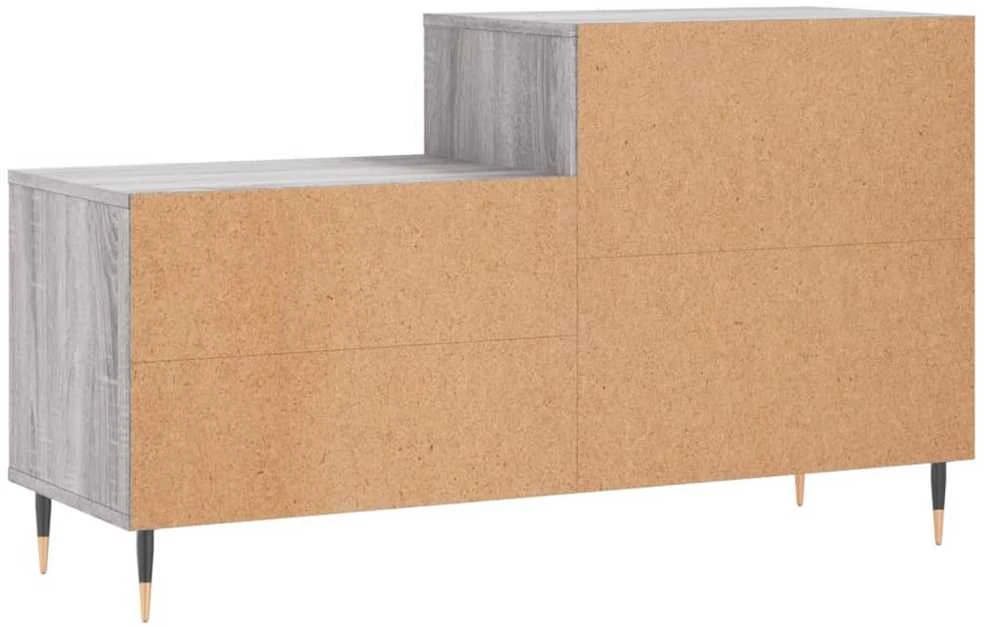 Spintelė batams, pilka ąžuolo, 102x36x60cm, apdirbta mediena
