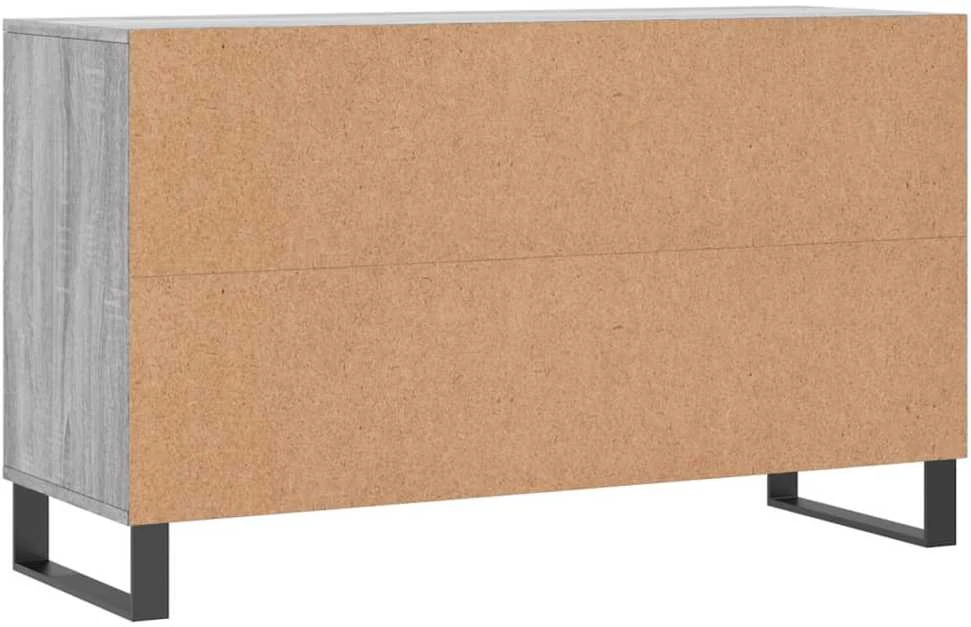 Spintelė batams, pilka ąžuolo, 102x36x60cm, apdirbta mediena