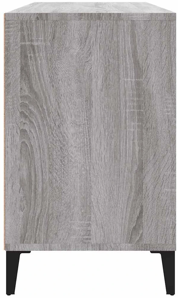 Spintelė batams, pilka ąžuolo, 102x36x60cm, apdirbta mediena
